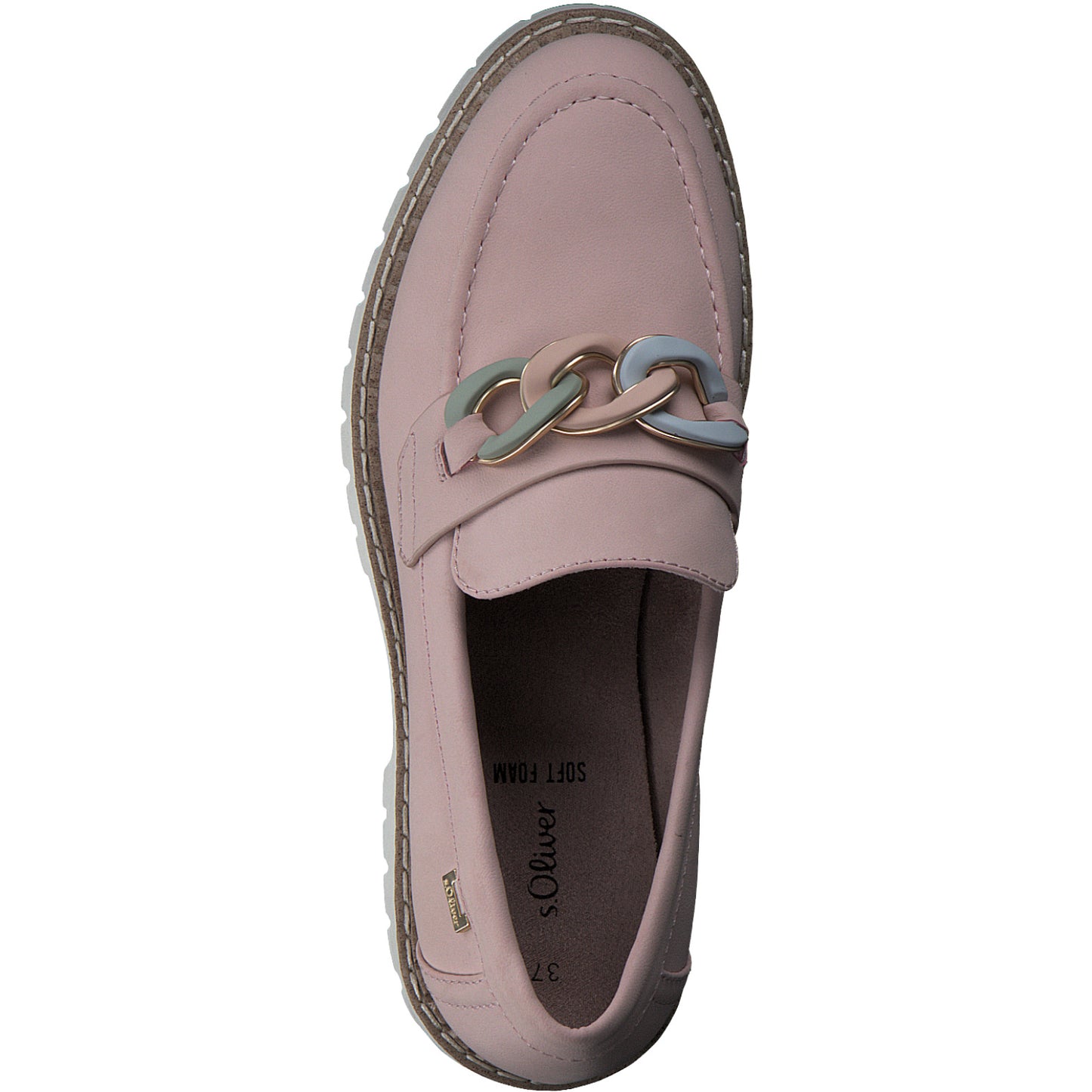 S Oliver 5-24730-42 512 Old Rose Slip On Shoe