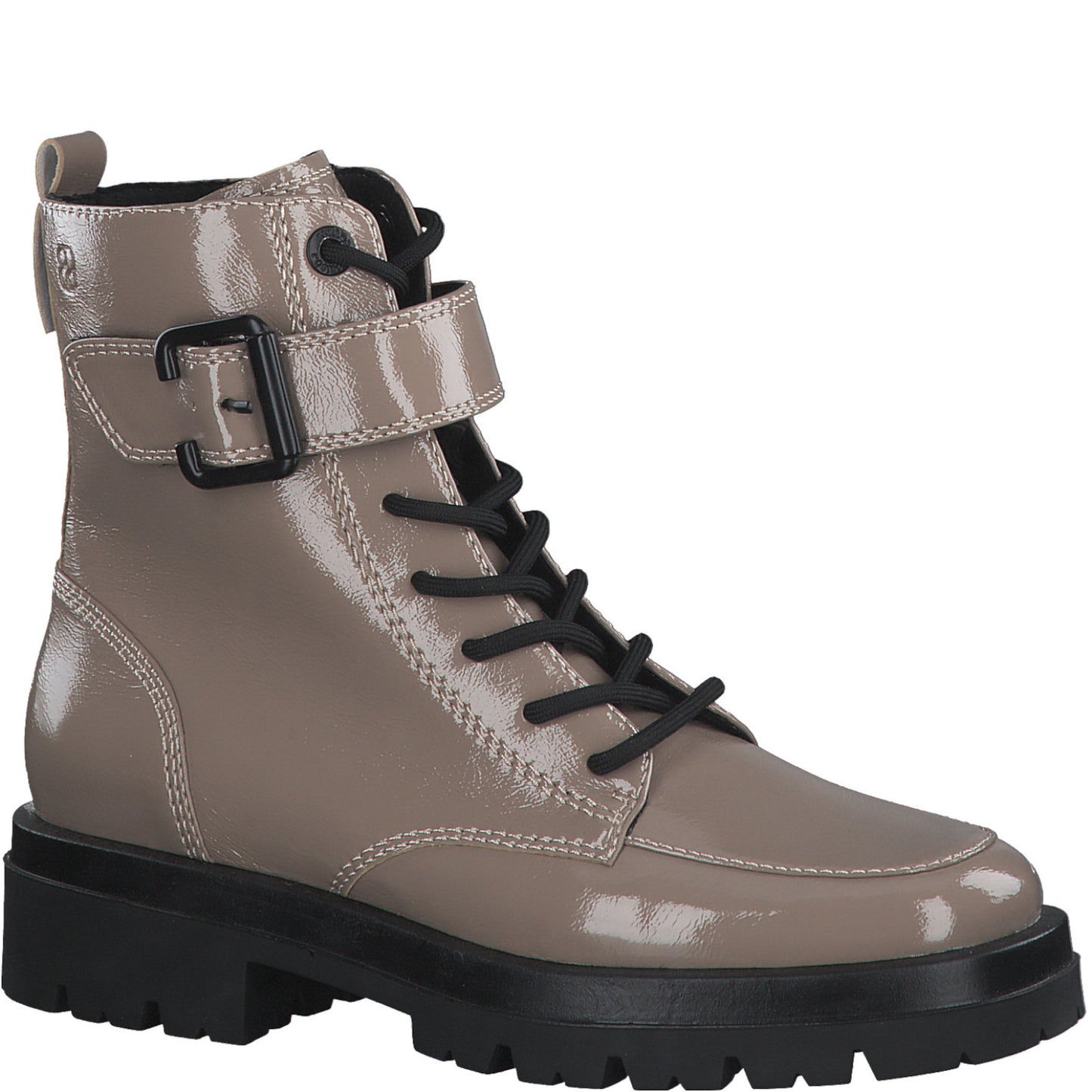 S Oliver 5-5-25251-29 344 Taupe Patent Boots