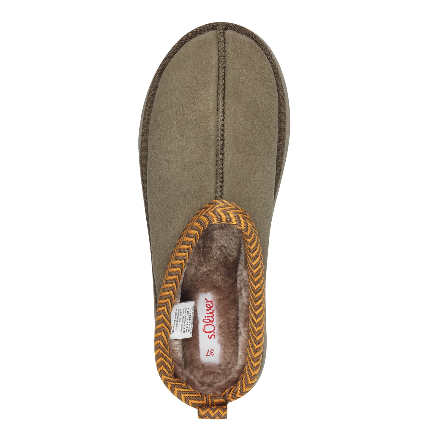 S Oliver 5-27104-43-710 Sage Slippers