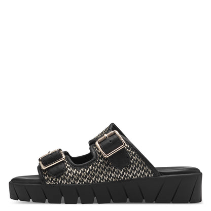 S Oliver 5-27209-42 098 Black Comb. Sandals