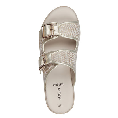 S Oliver 5-27209-42 410 Beige Comb Sandals