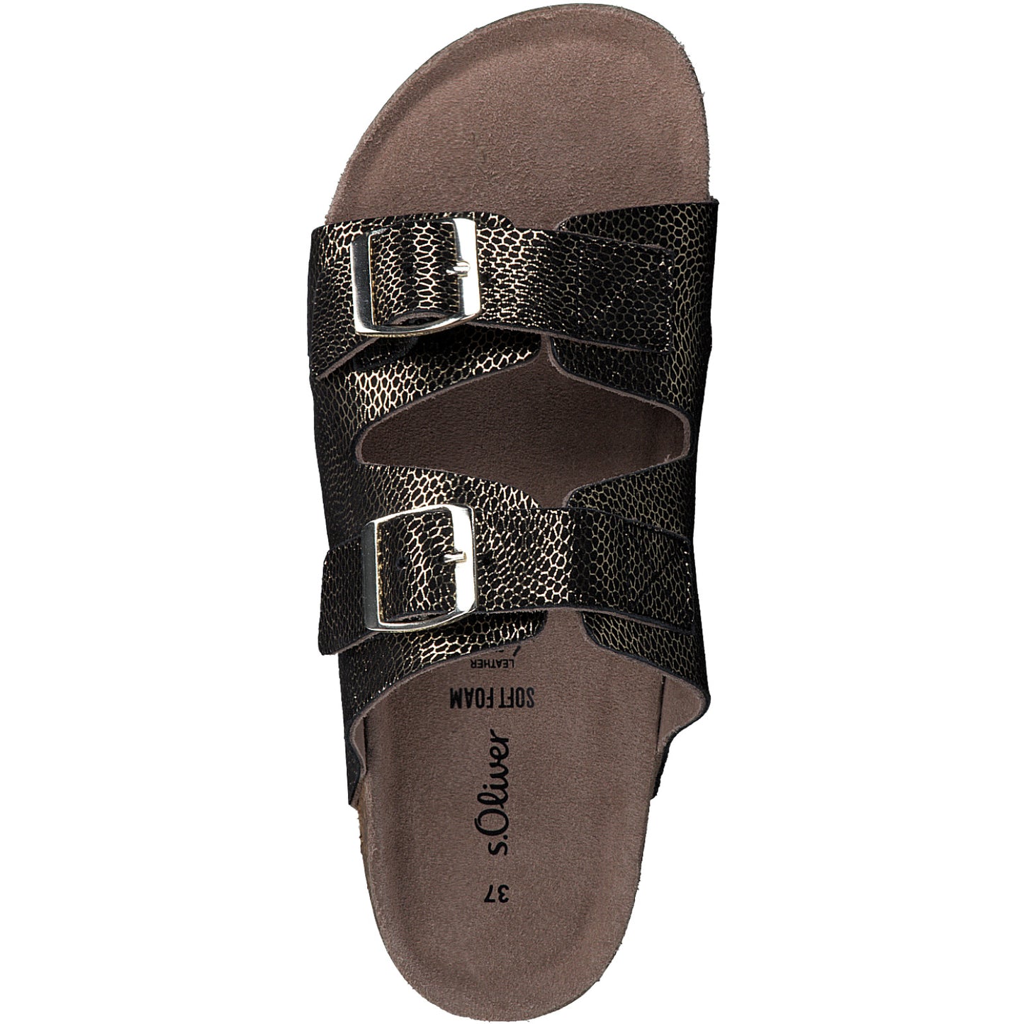 S Oliver 5-27400-42 098 Black Comb. Sandals