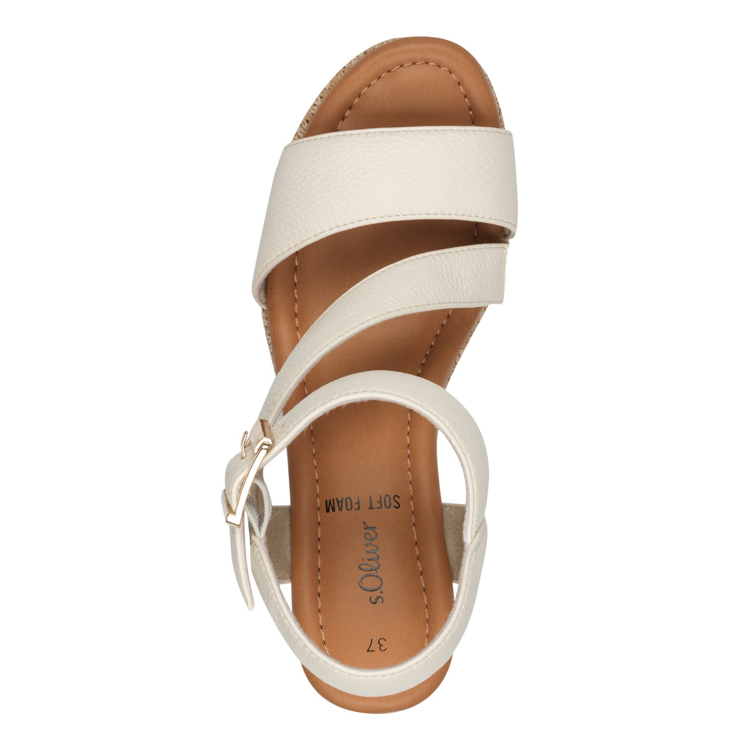 S Oliver 5-28707-44 462 Cream Sandals