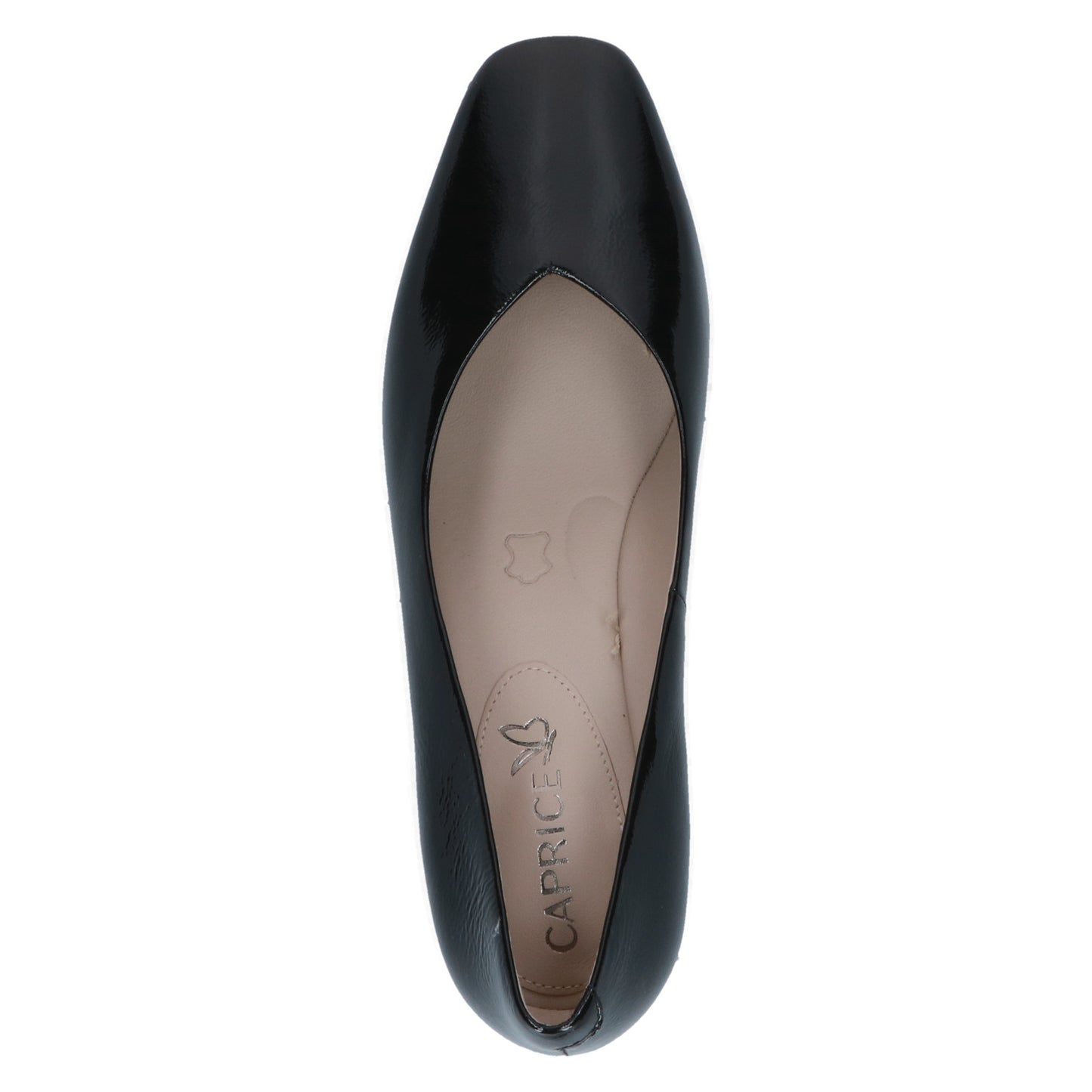 Caprice 9-22315-42 017 Black Naplak Court Shoe