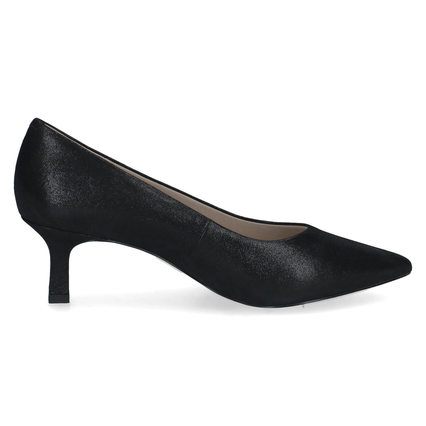 Caprice 9-22401-47 043 Black Metallic Court Shoe