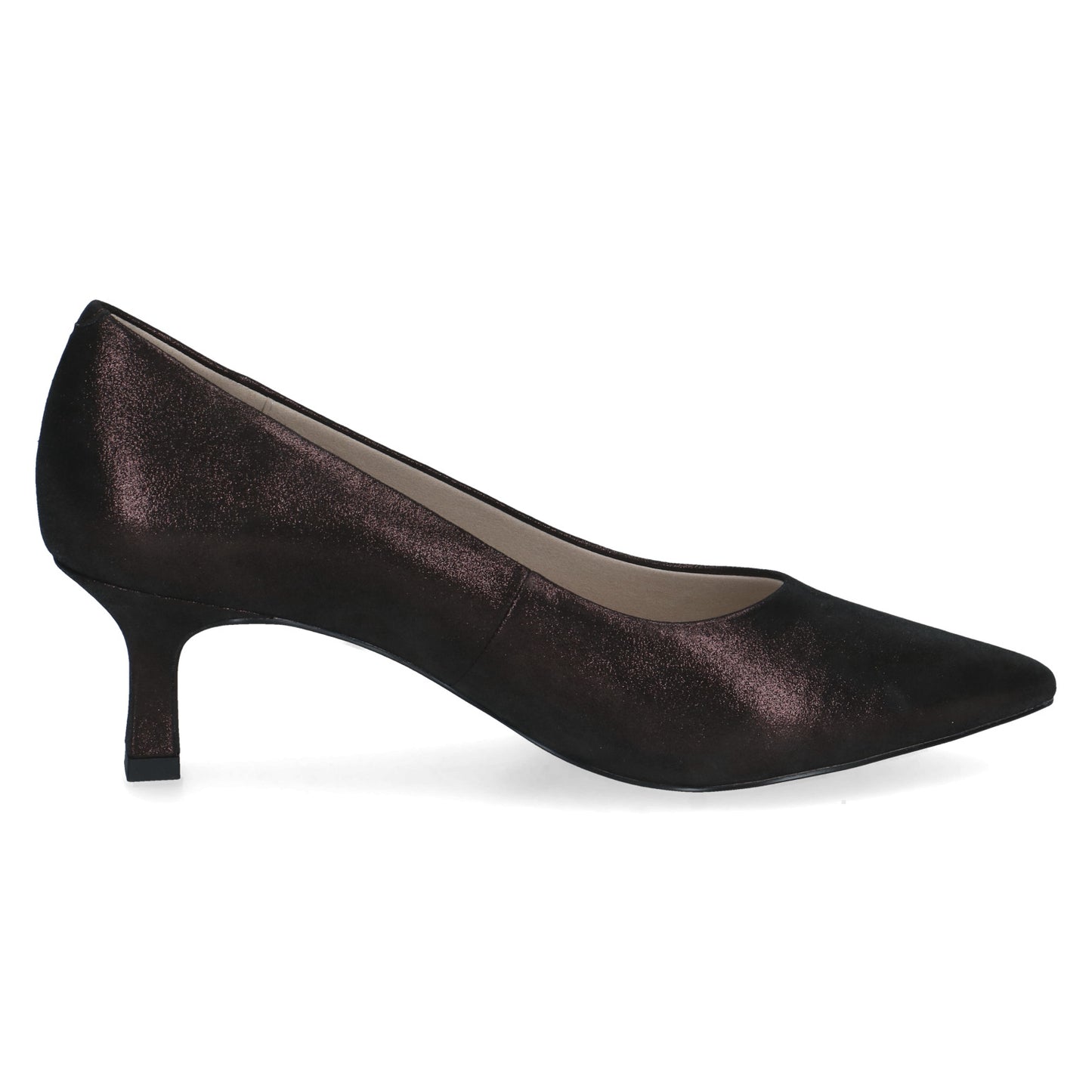 Caprice 9-22401-47 35A Mahogany Met Court Shoe