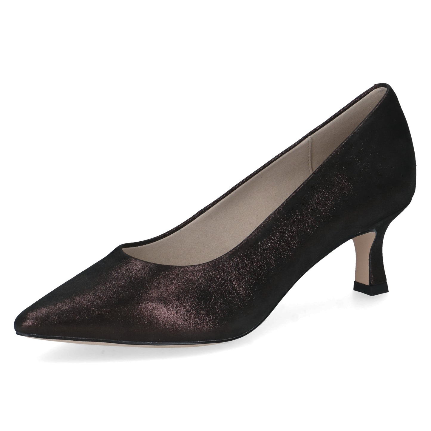 Caprice 9-22401-47 35A Mahogany Met Court Shoe