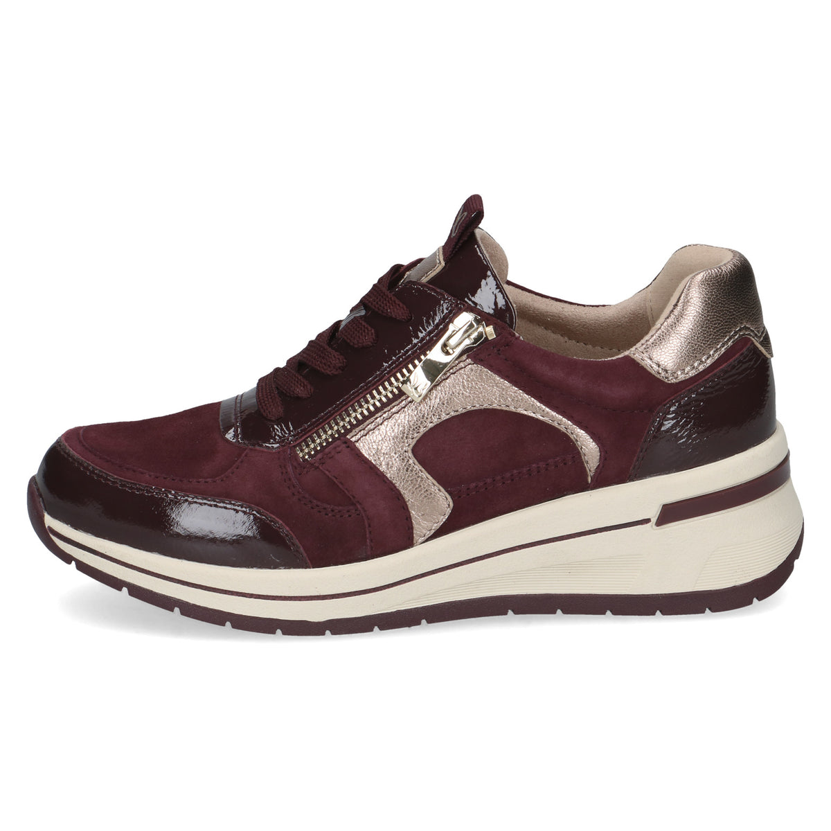 Caprice 9-23300-44 551 Bordeaux Comb Lace-Up