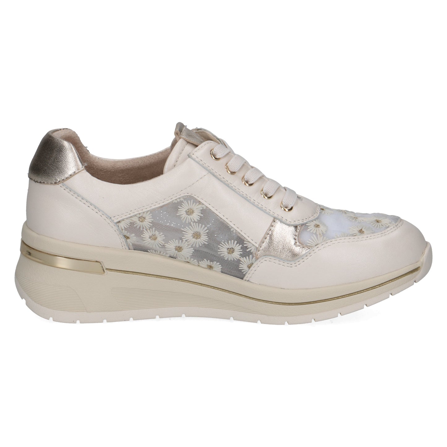 Caprice 9-23703-46 658 Vanilla Comb Trainers