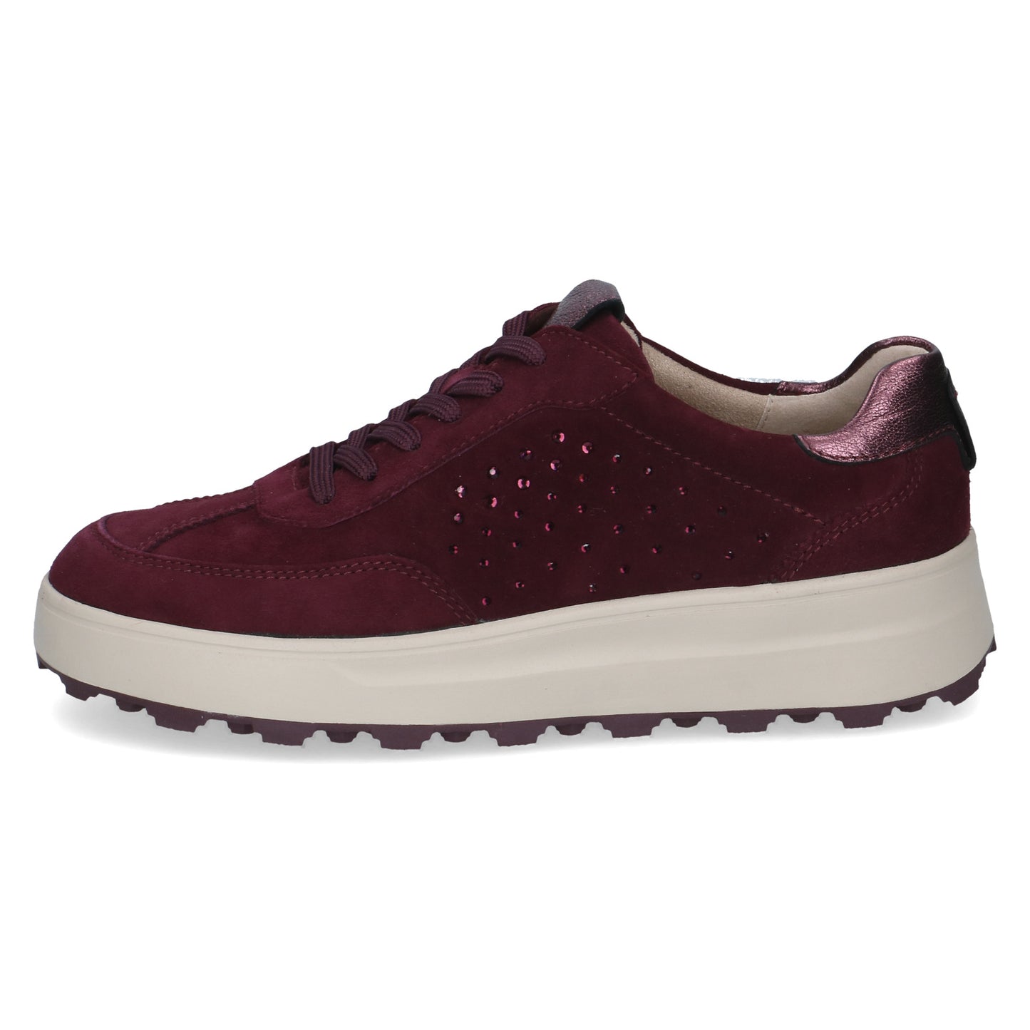 Caprice 9-23703-47 551 Bordeaux Comb Lace-Up