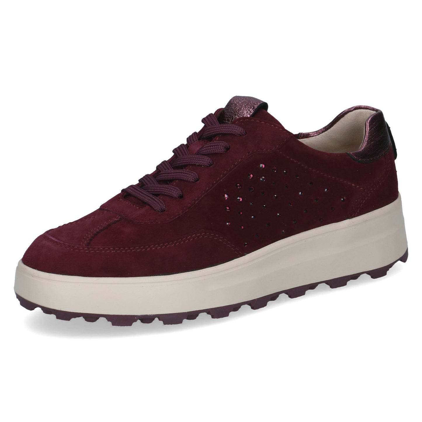 Caprice 9-23703-47 551 Bordeaux Comb Lace-Up