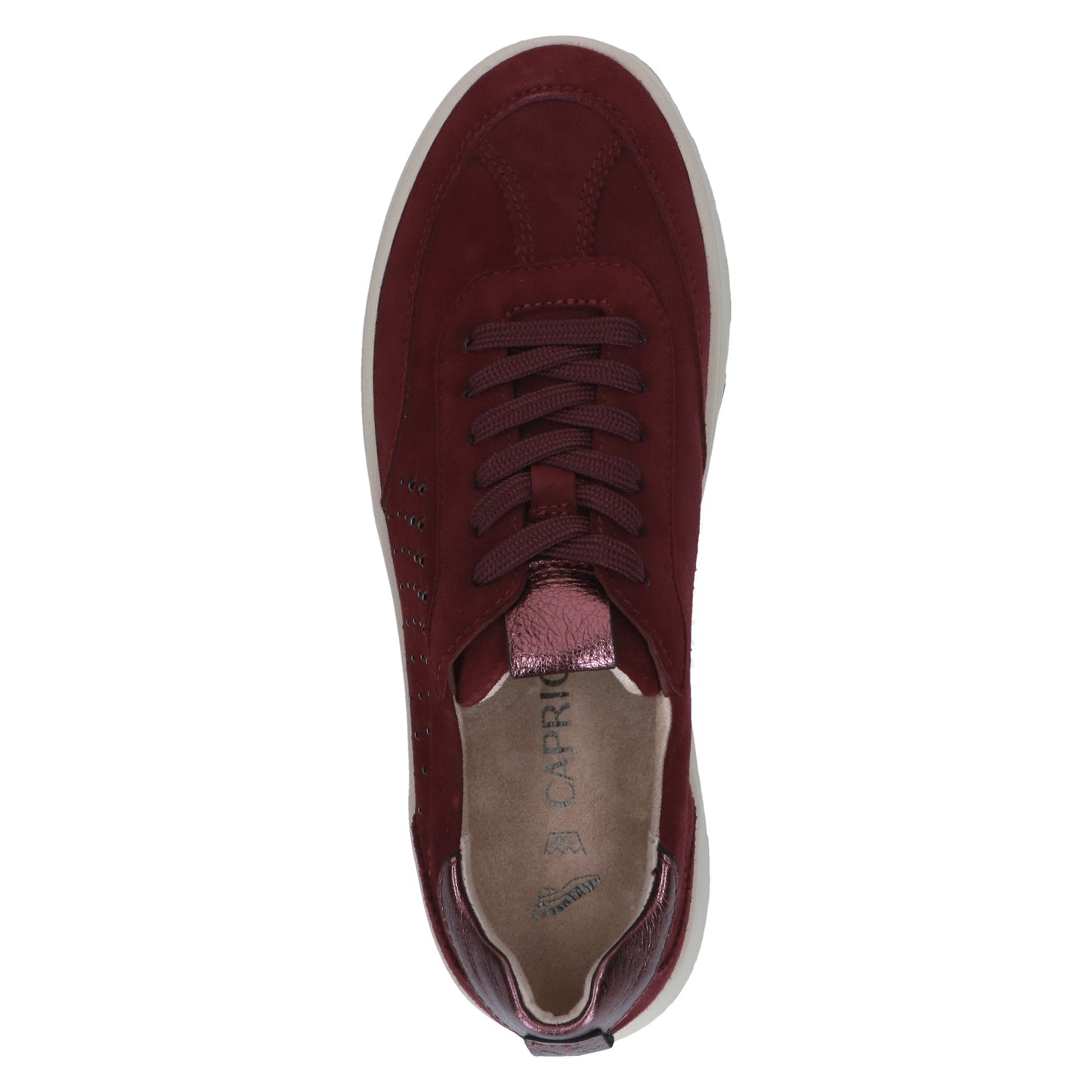 Caprice 9-23703-47 551 Bordeaux Comb Lace-Up