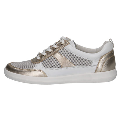 Caprice 9-23704-44 137 White/Lt Gold Trainers