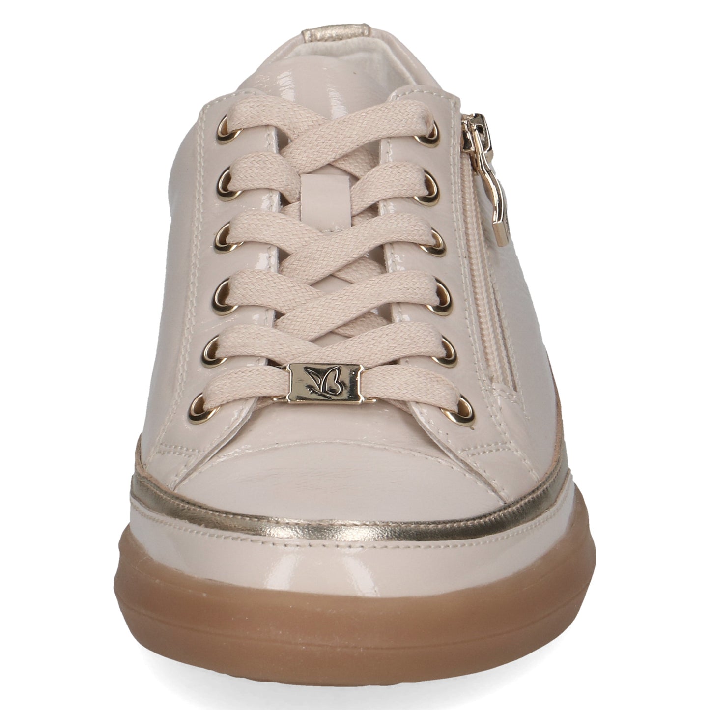 Caprice 9-23706-44 492 Cream/Gold Trainers