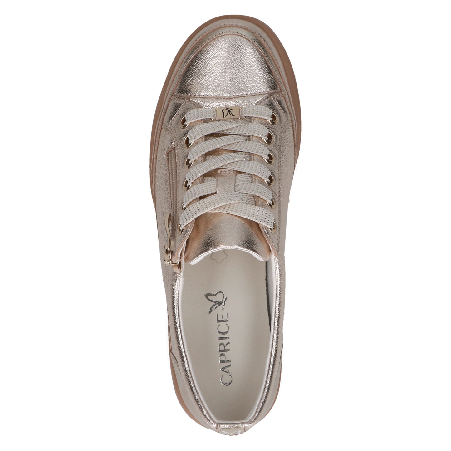 Caprice 9-23706-44 959 Platin Metal Trainers