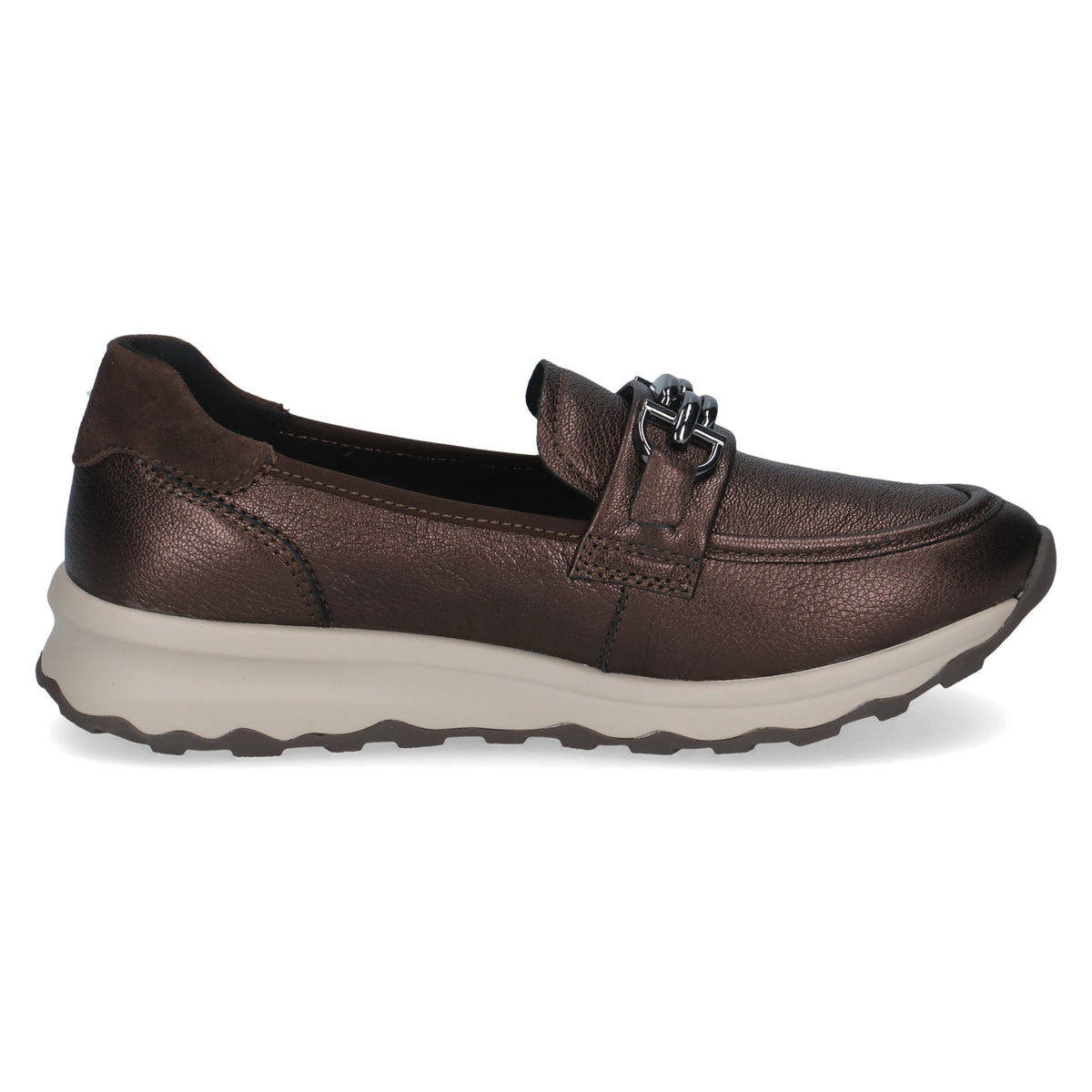 Caprice 9-24701-47 378 Dk Brown Met Slip-On