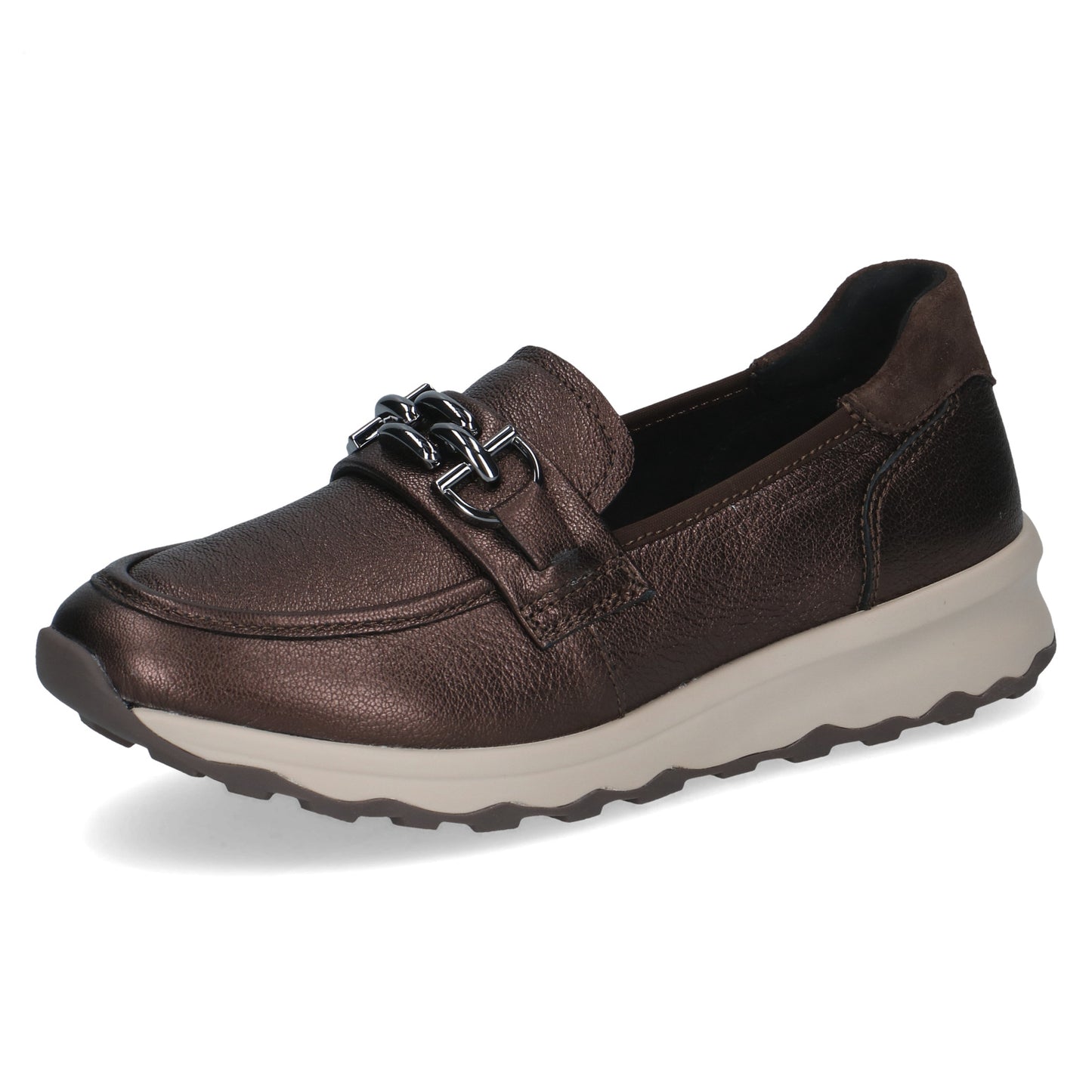 Caprice 9-24701-47 378 Dk Brown Met Slip-On