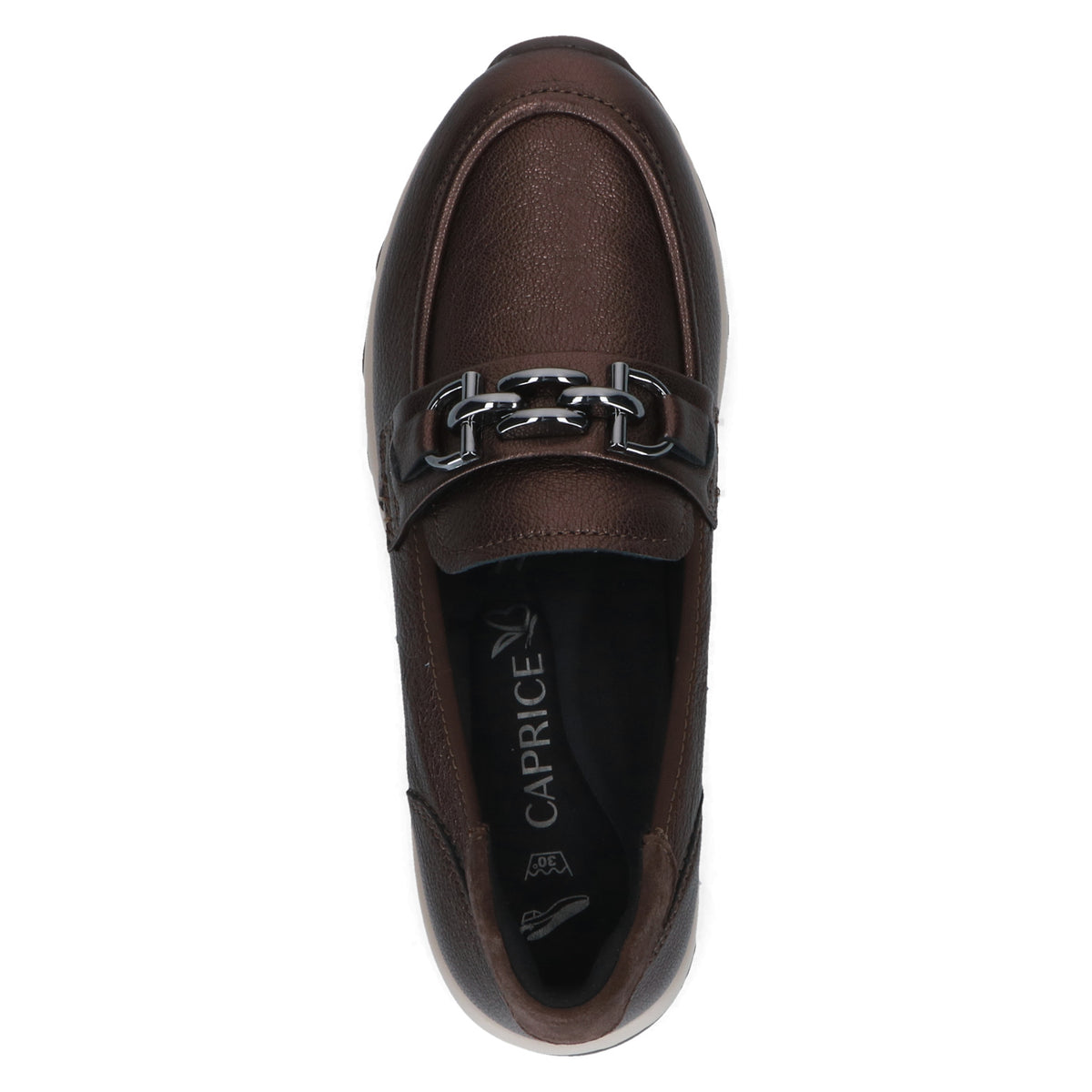 Caprice 9-24701-47 378 Dk Brown Met Slip-On