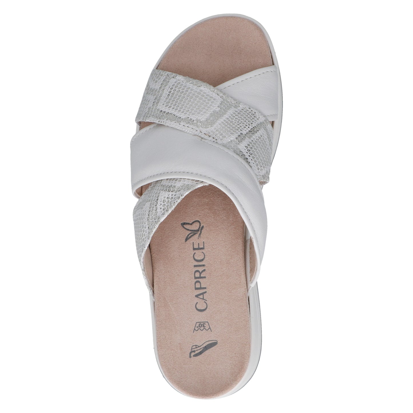 Caprice 9-9-27203-22 197 White Comb Sandals