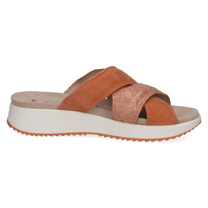 Caprice 9-9-27203-22 660 Orange Comb Sandals