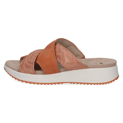 Caprice 9-9-27203-22 660 Orange Comb Sandals