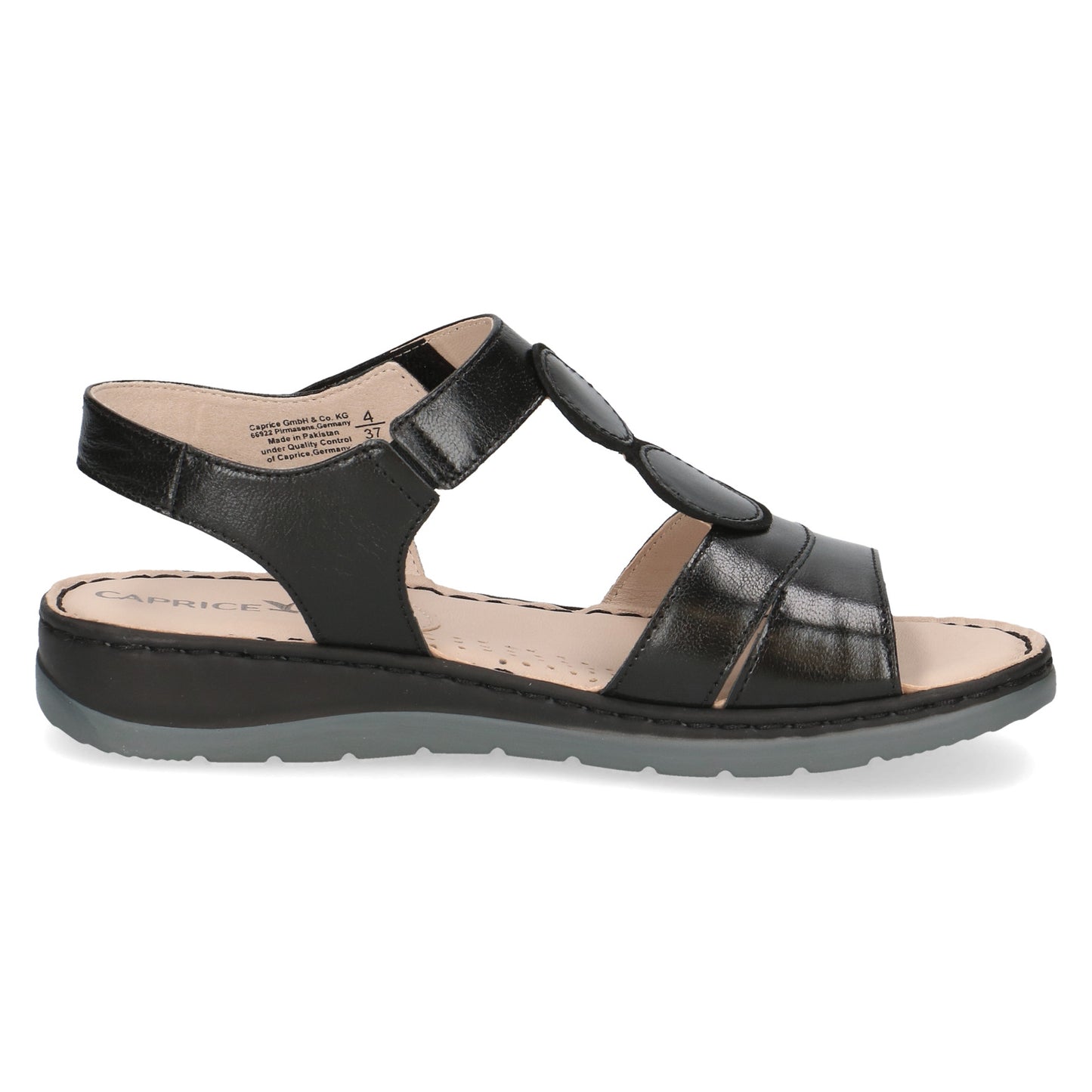 Caprice 9-9-28154-22 090 Black Comb Sandals