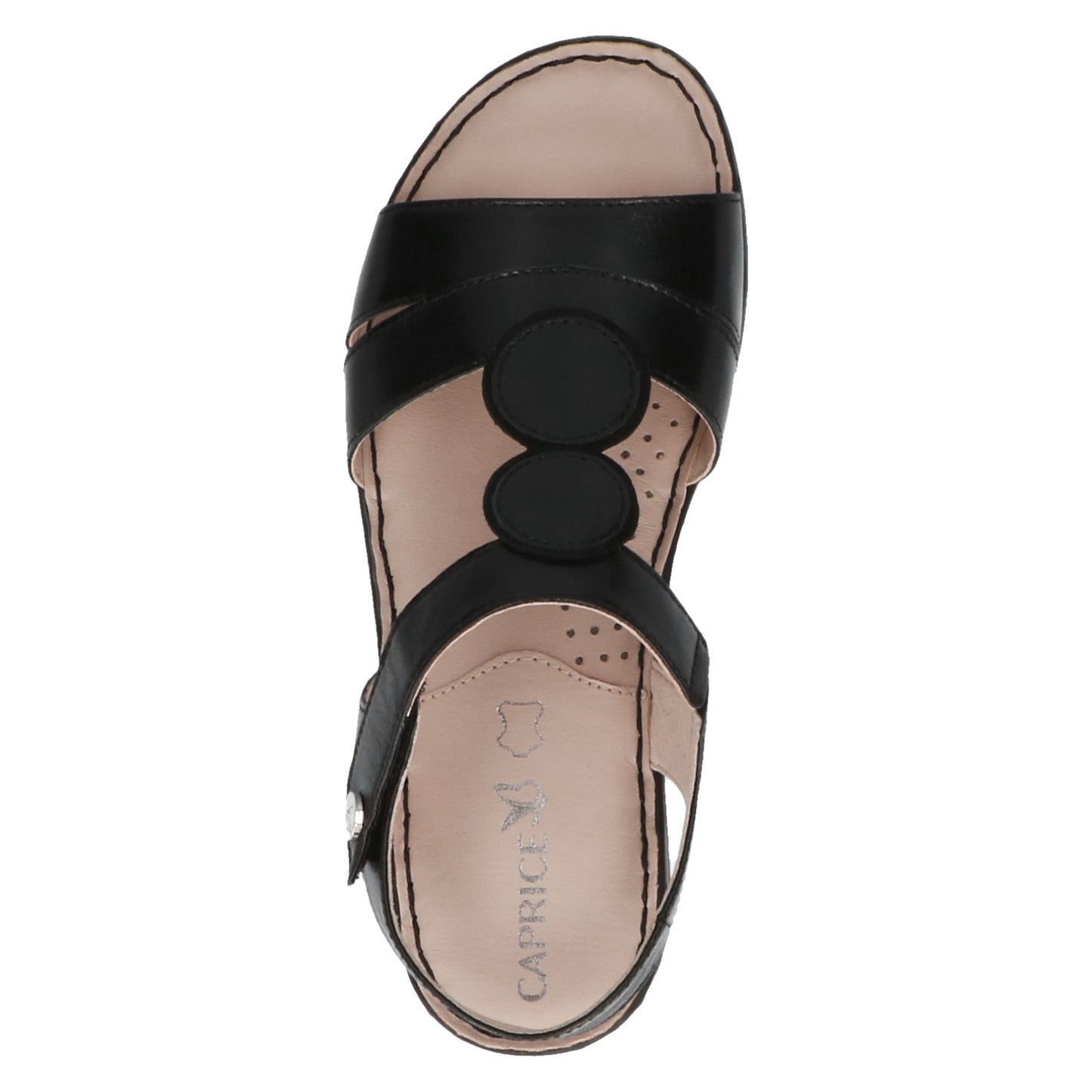 Caprice 9-9-28154-22 090 Black Comb Sandals