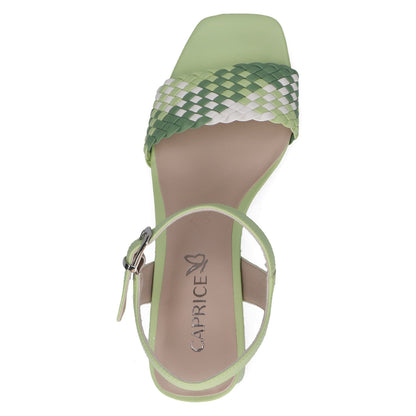 Caprice 9-9-28320-22 701 Green Comb Sandals