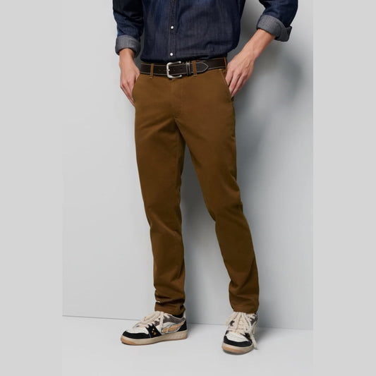 M5 By Meyer 6001 43 Caramel Casual Cotton Chinos