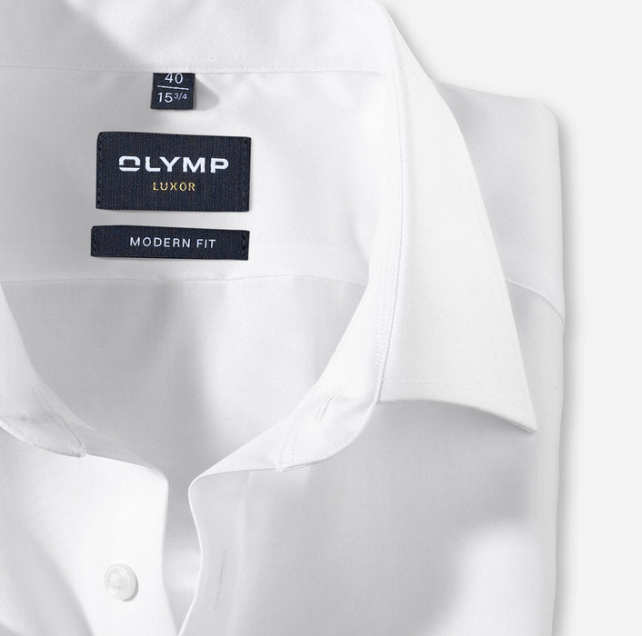 Olymp 300 12 Modern Fit Short Sleeve Shirt White