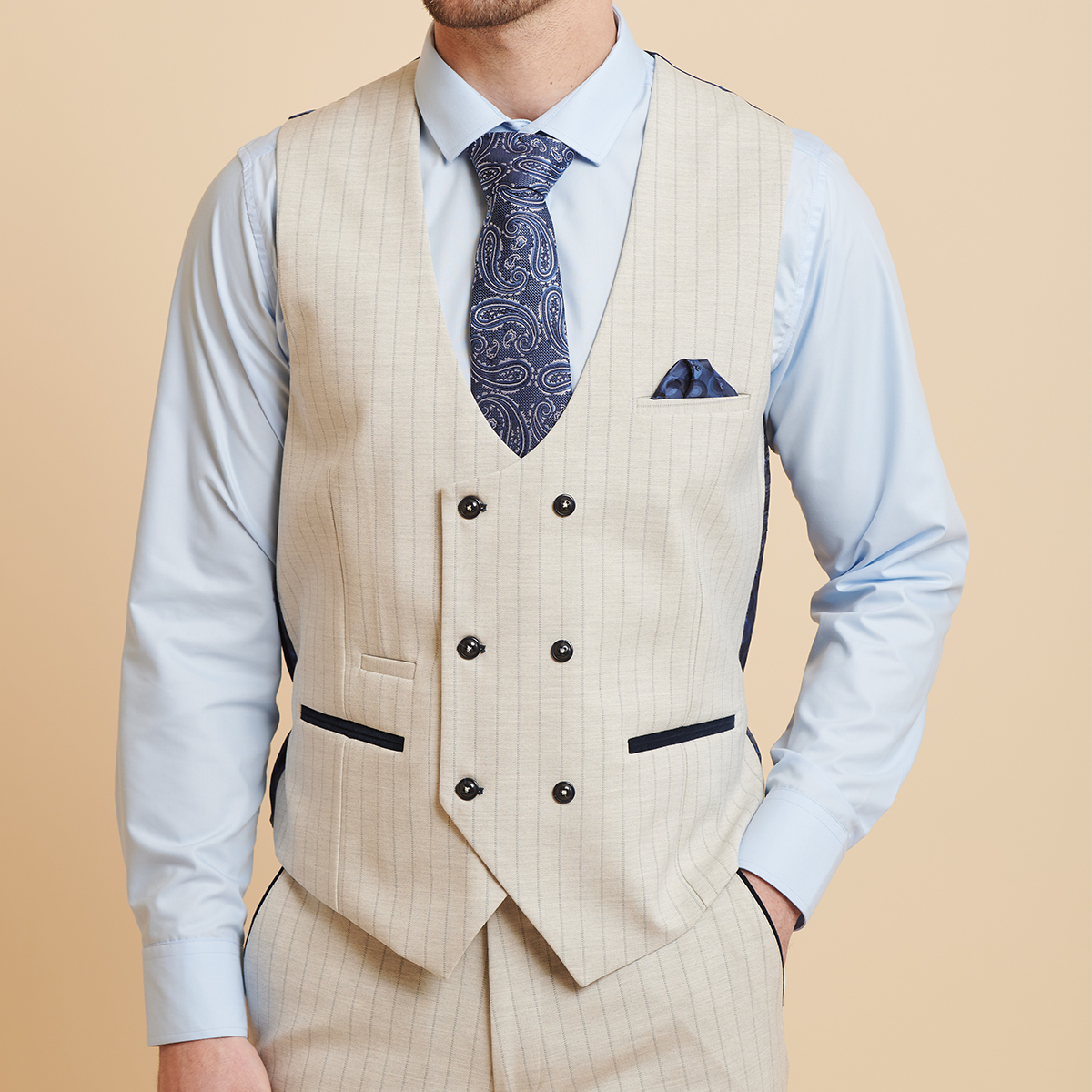 Marc Darcy Grant Stone Waistcoat