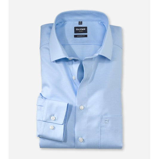 Olymp 0745 64 10 Light Blue Modern Fit