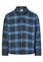 Hattric 640110 8602 42 Blue Check Shacket