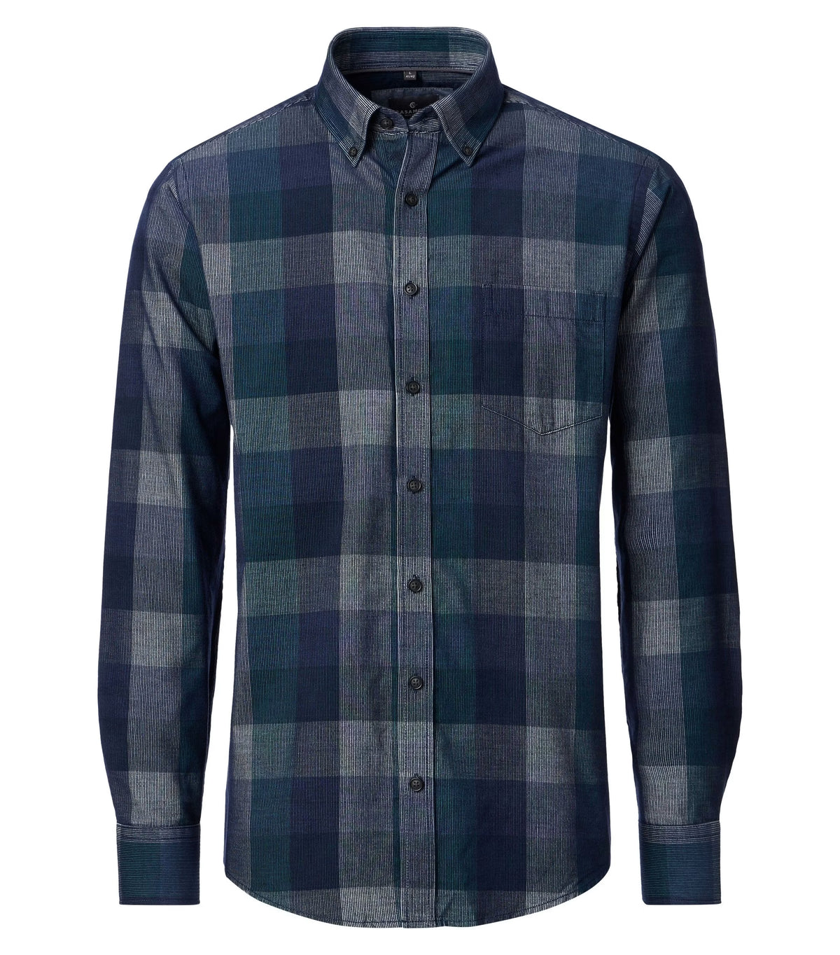 Casa Moda 126132060 300 Green Mileu Casual Shirt