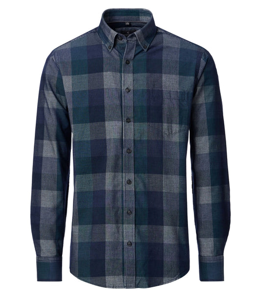 Casa Moda 126132060 300 Green Mileu Casual Shirt
