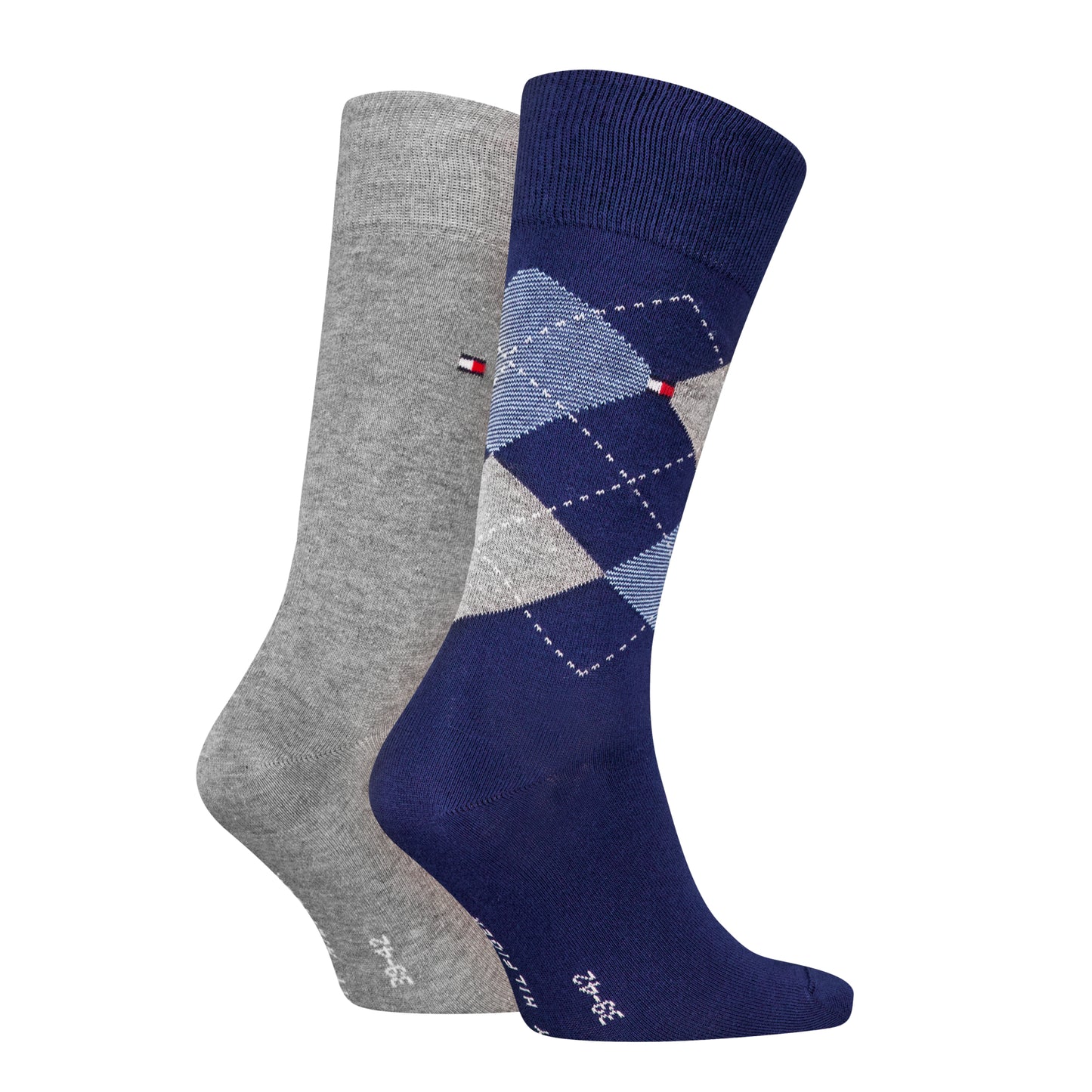 Tommy Hilfiger 100001495 041 Deep Blue 2 Pack Check Socks