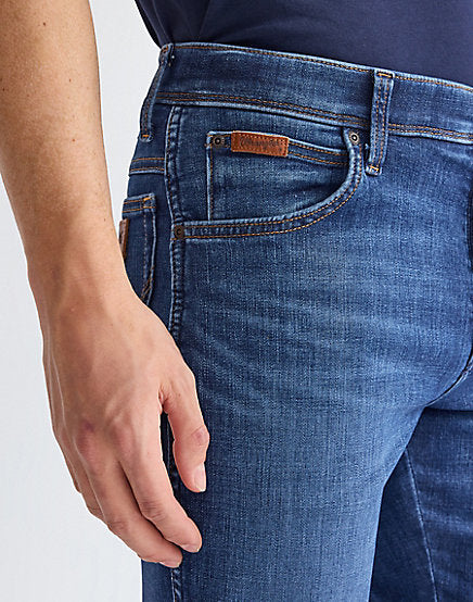 Wrangler 112378854 Texas Slim Blue Jam Jeans