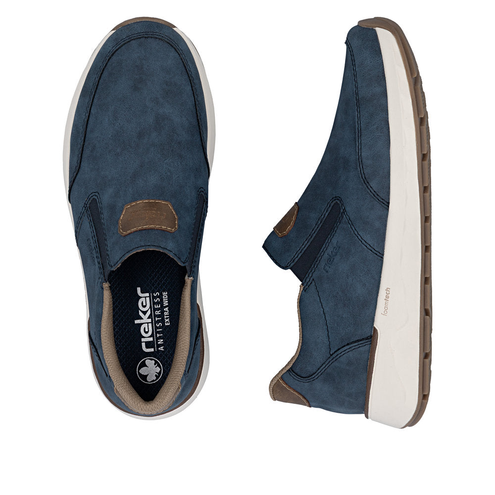 Rieker 11550-15 Denim Blue Casual Shoes