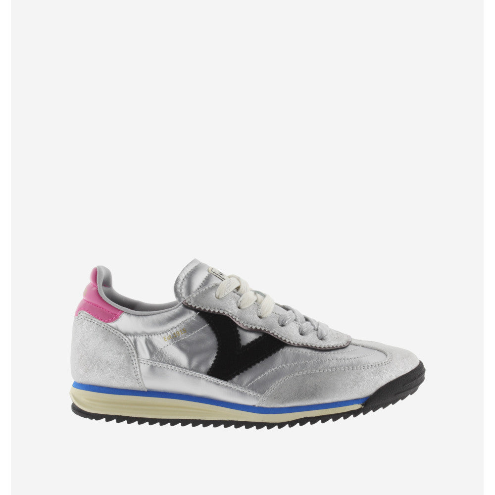 Victoria 1158102 14 Saturn Metallic Silver Trainers