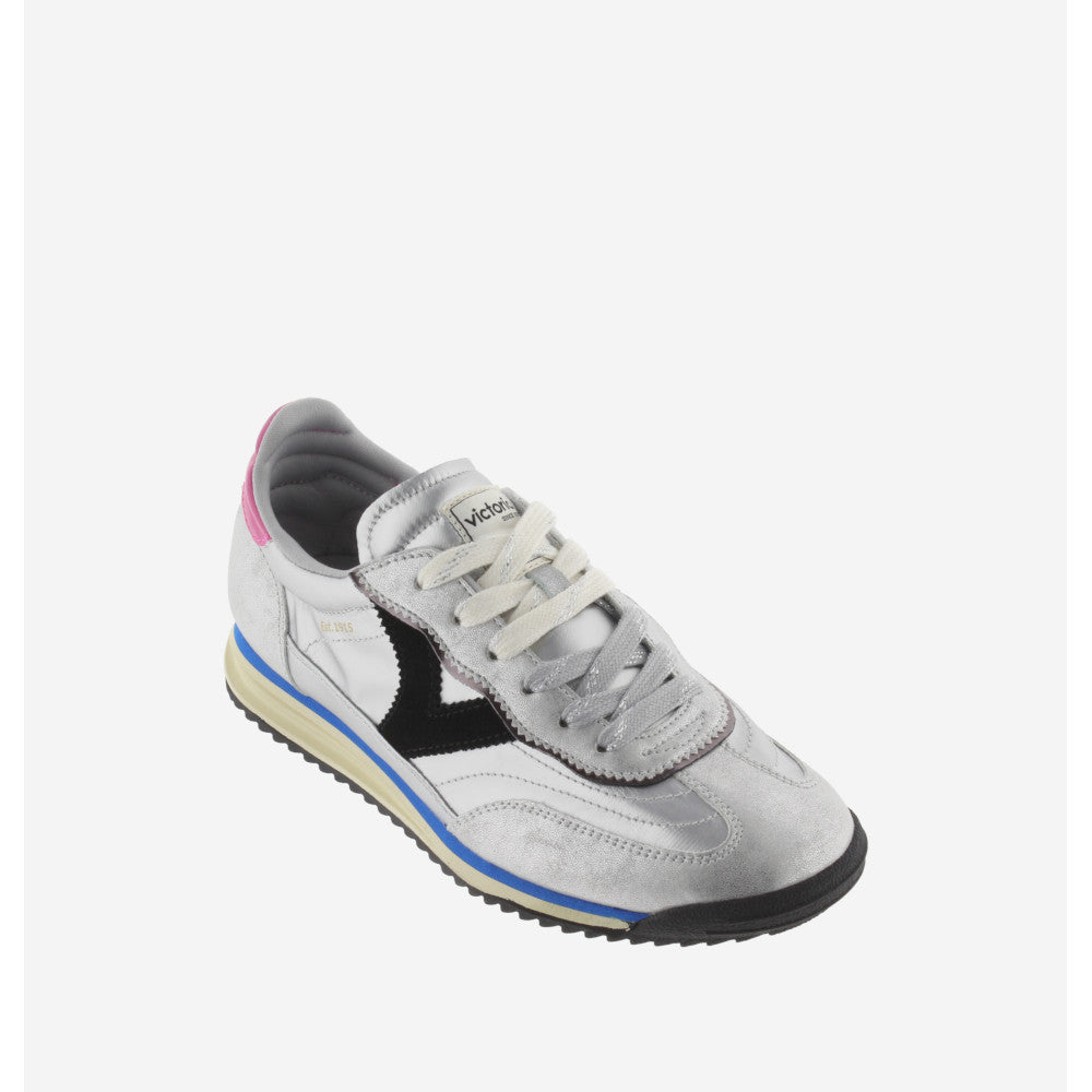 Victoria 1158102 14 Saturn Metallic Silver Trainers