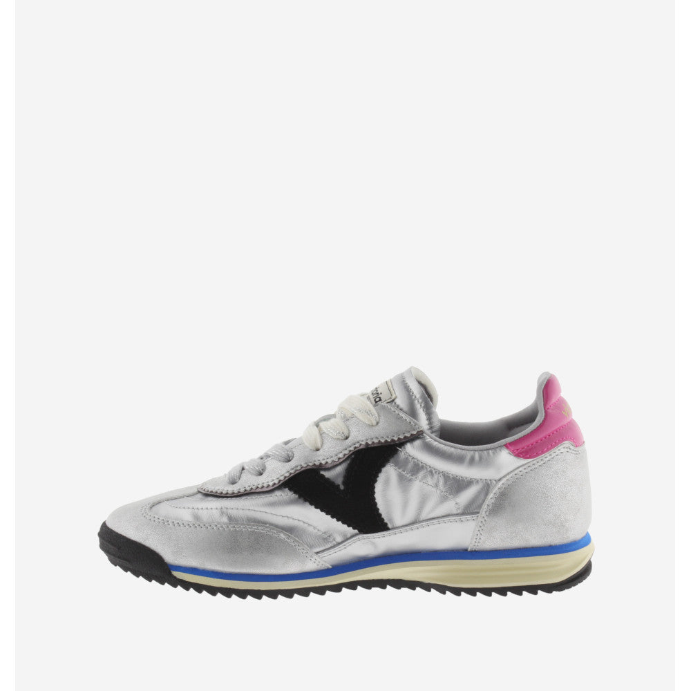 Victoria 1158102 14 Saturn Metallic Silver Trainers