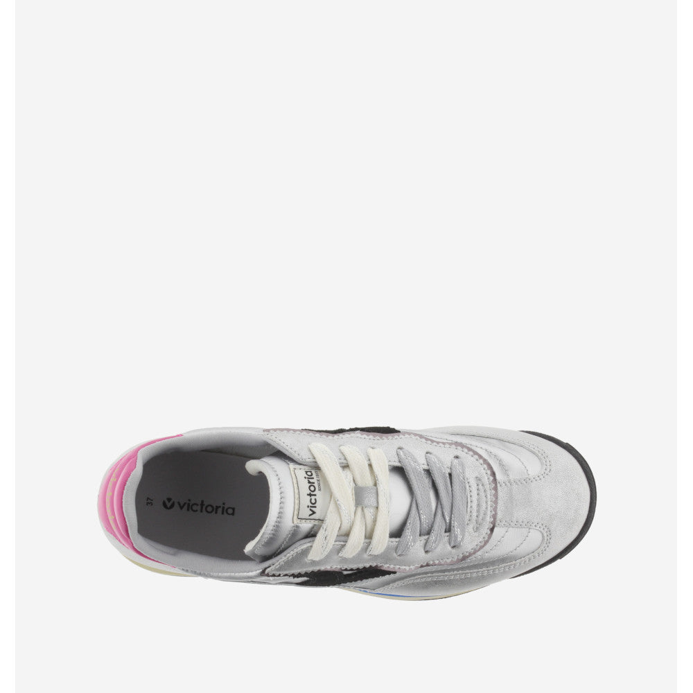 Victoria 1158102 14 Saturn Metallic Silver Trainers