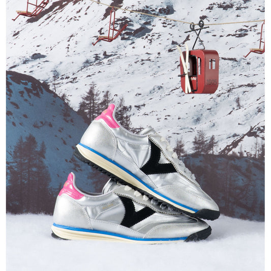 Victoria 1158102 14 Saturn Metallic Silver Trainers