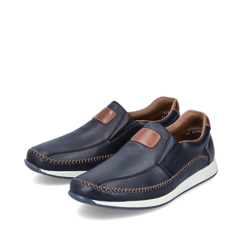 Rieker 11962-14 Pazific Blue/Amaretto Casual Shoes