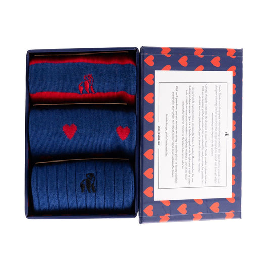 Swole Panda Love Heart Gift Set - 3 Pairs