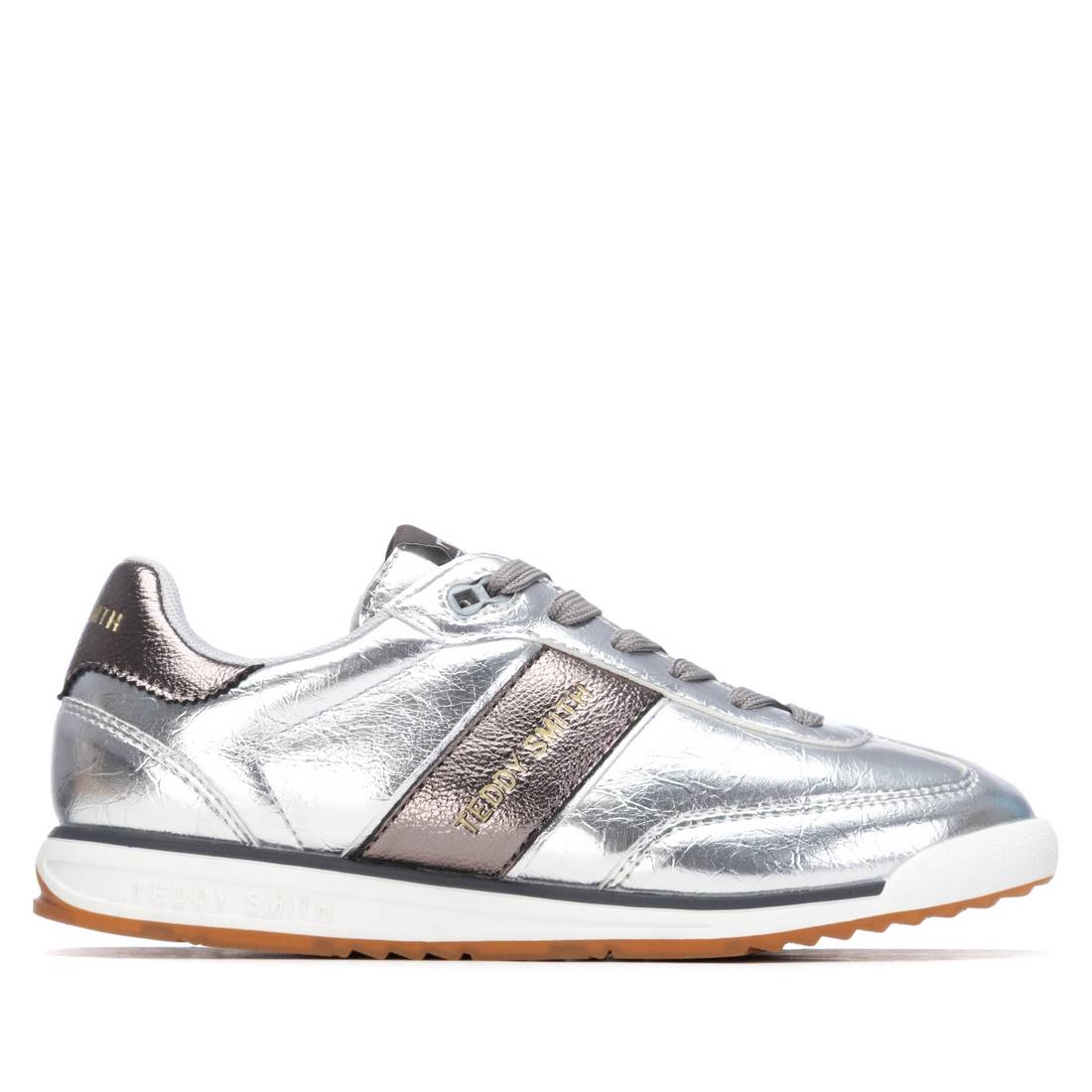 Teddy Smith 120653 Silver Trainers