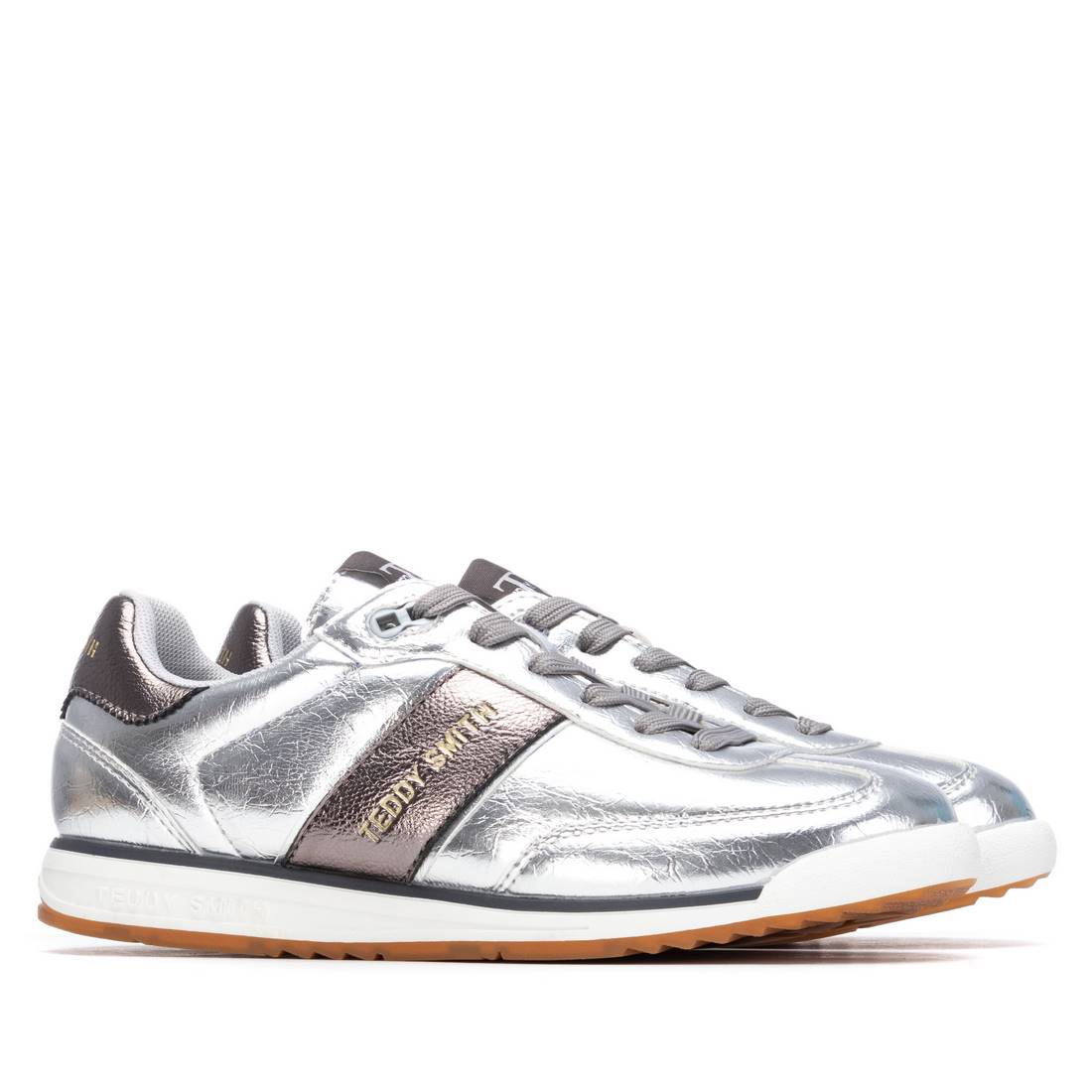 Teddy Smith 120653 Silver Trainers