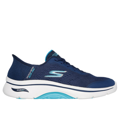 Skechers 125319 Go Walk Arch Fit 2.0 - Valenc Navy Aqua Trainers