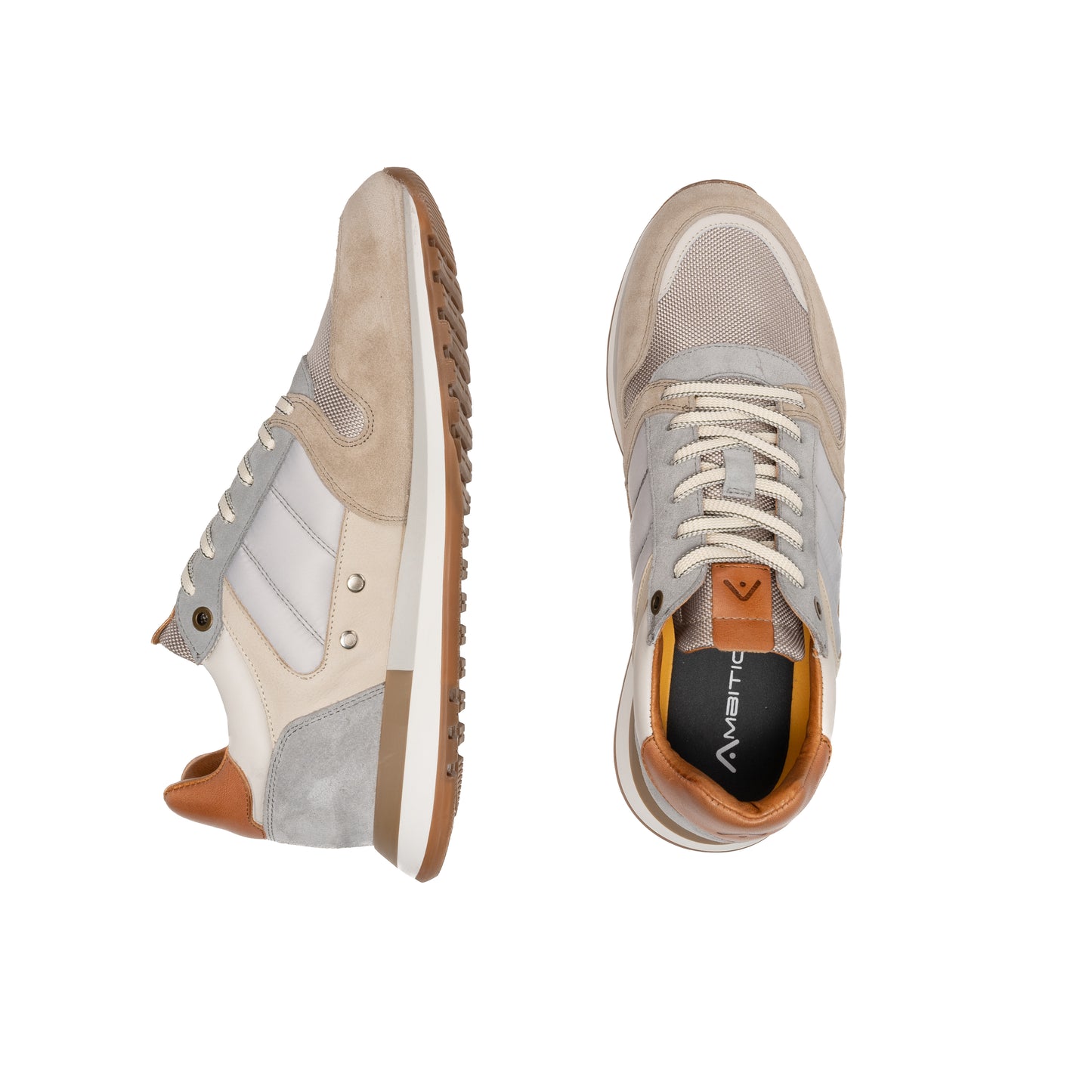 Ambitious 12554A 6225 Beige Combi Trainers