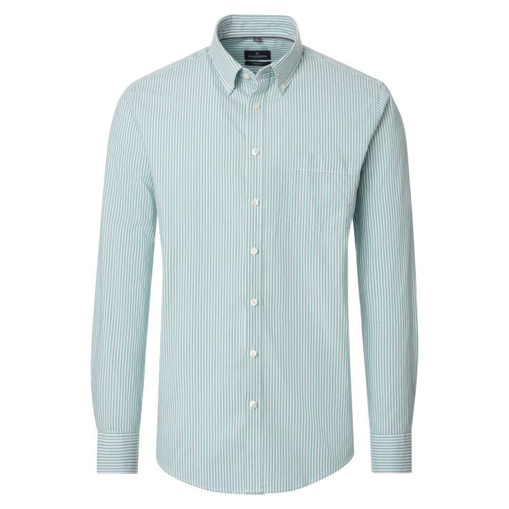 Casa Moda 126130250 300 Green Milieu Casual Shirt